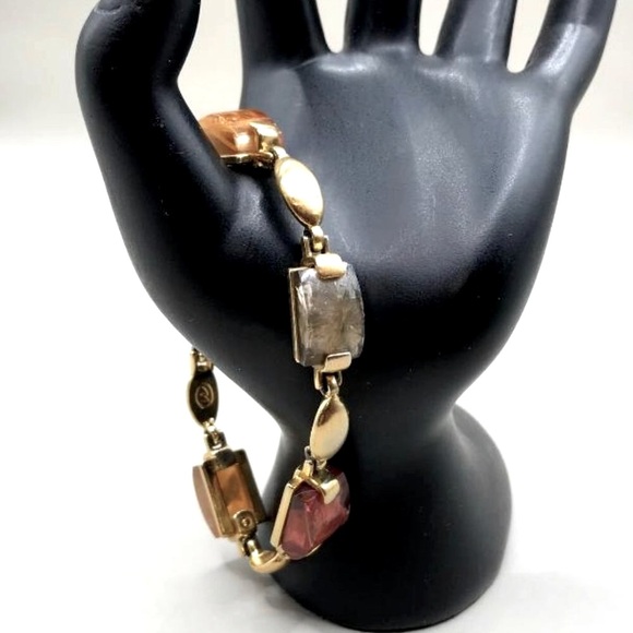 Liz Claiborne Jewelry - Liz Claiborne Multi Color Acrylic Gems Bracelet